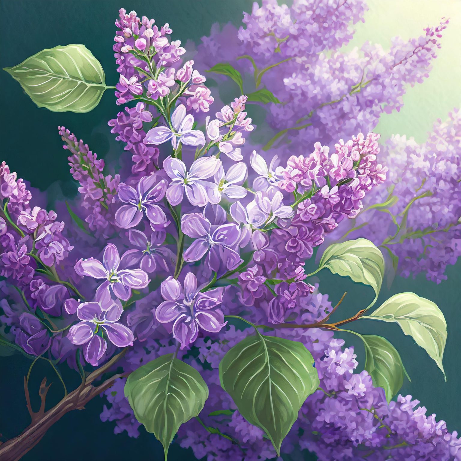 ライラックの花