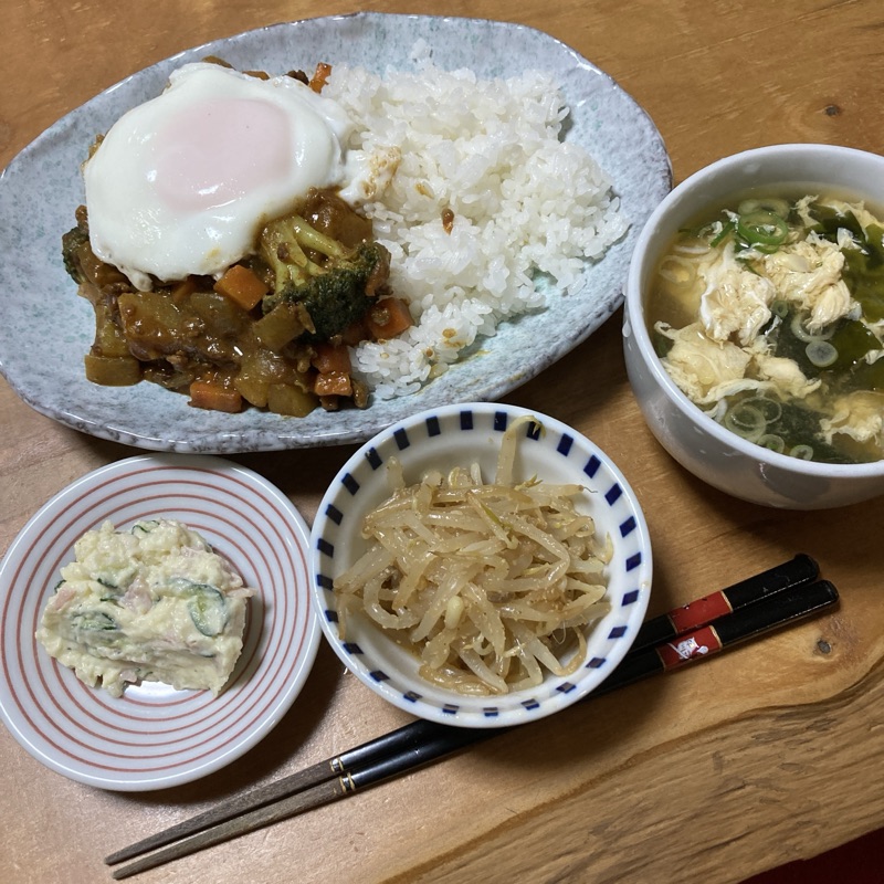 カレーの献立