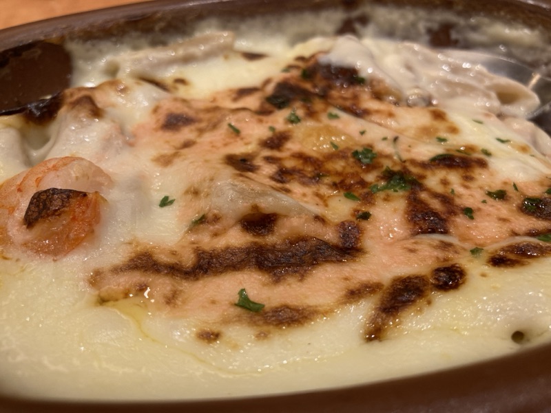 サイゼリアのグラタンの写真