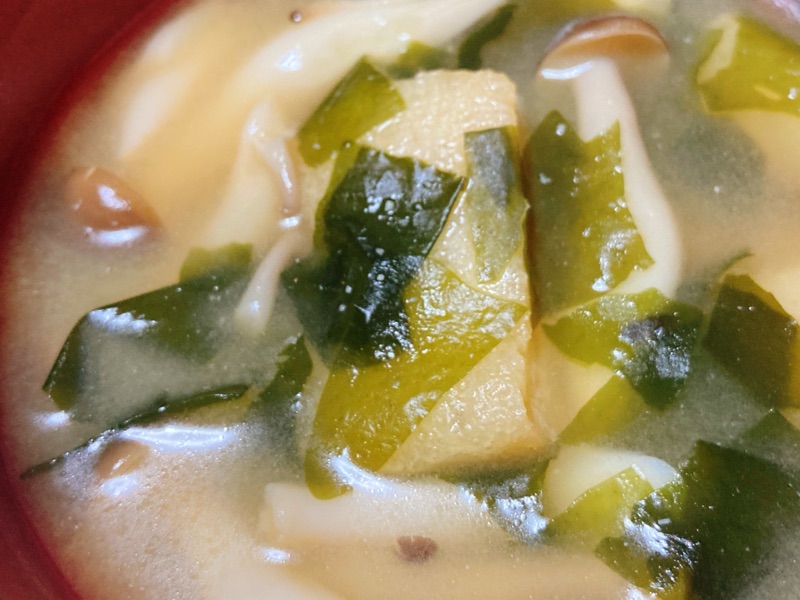 10/29の献立 味噌汁の写真